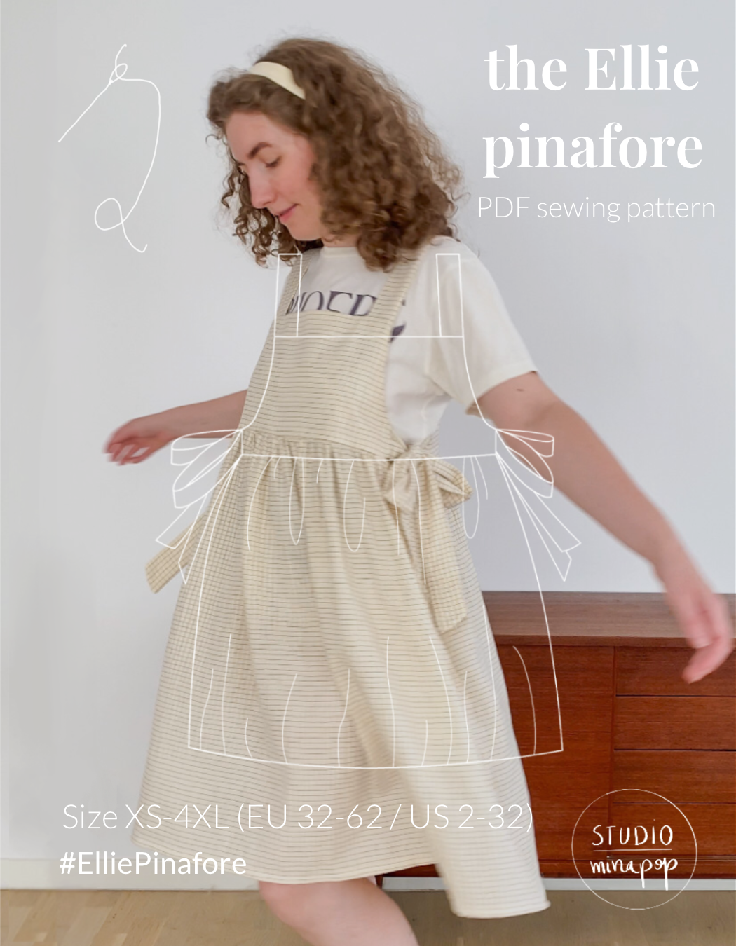 linen pinafore dress pattern TOP 10 PINAFORE SEWING PATTERNS The Fold Line