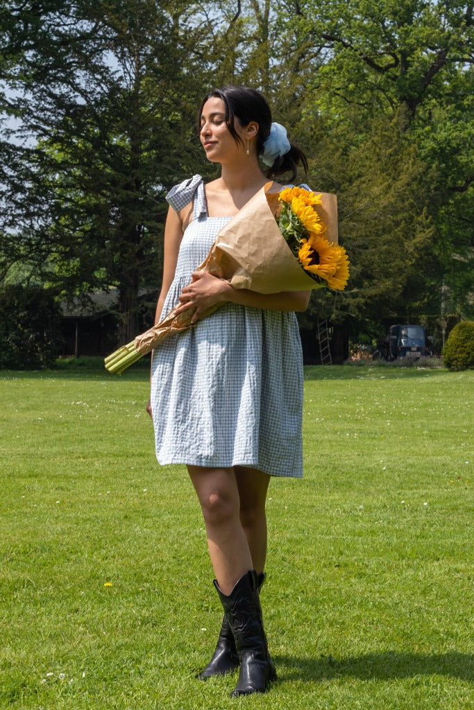 Alice dress in bluebell gingham