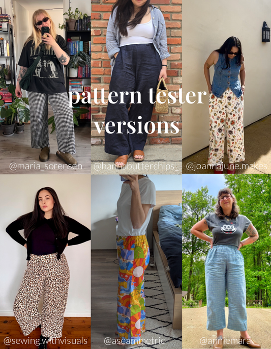 Wren pant PDF sewing pattern