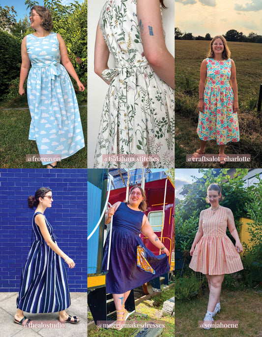 Marlon dress PDF sewing pattern