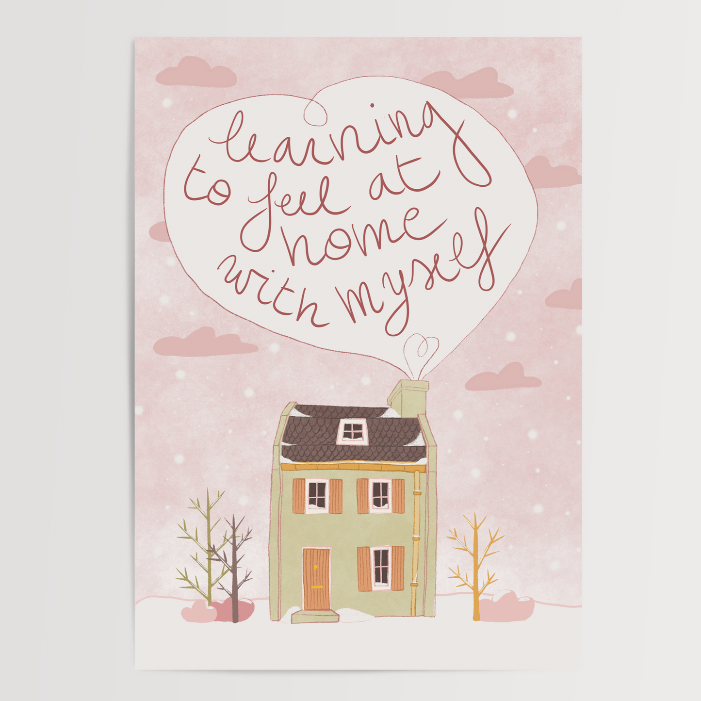 "Feeling at home" A4 print