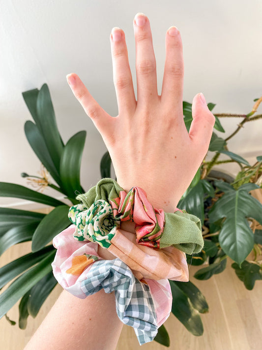 Zero waste scrunchie