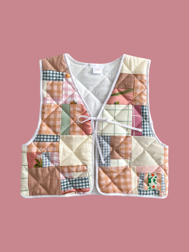 Patchwork vest #1 – Studio Minapop