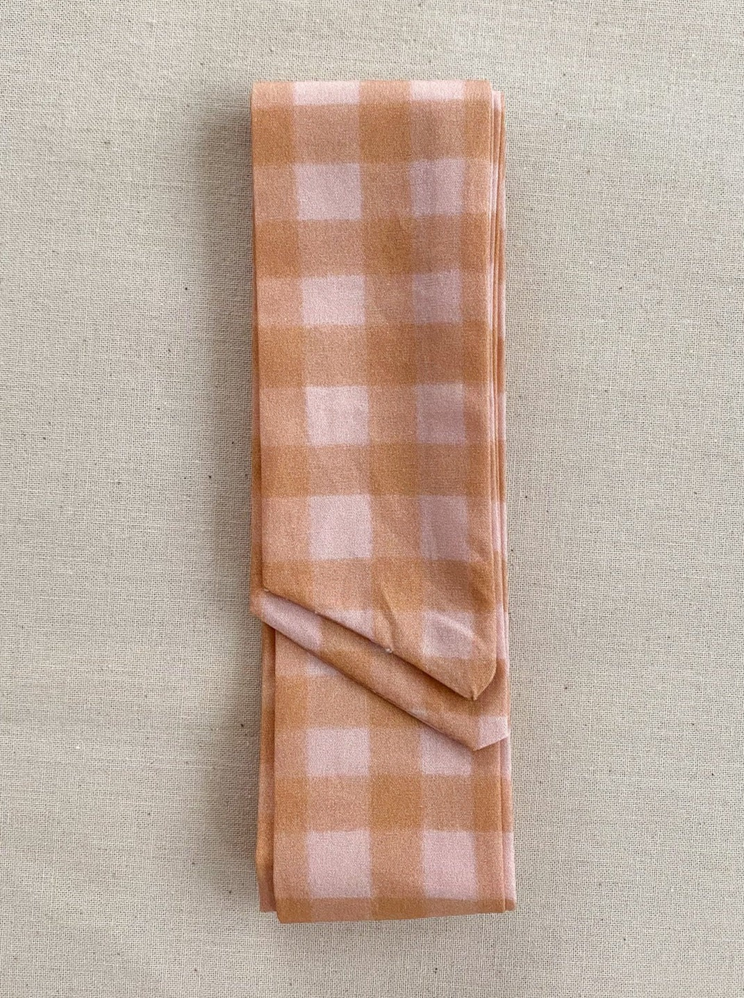 Apricot hair ribbon