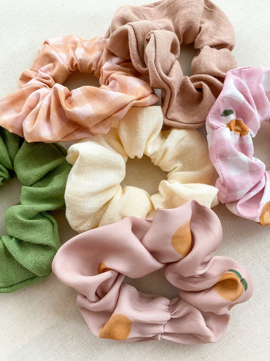 Apricot scrunchie