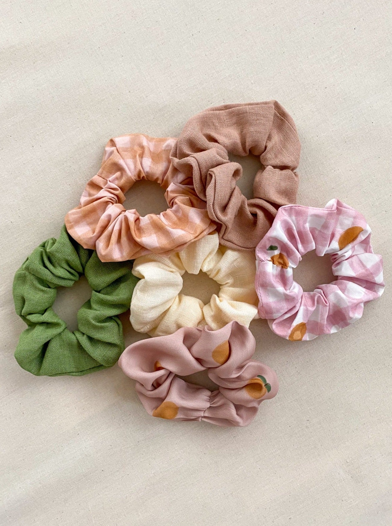 Apricot scrunchie