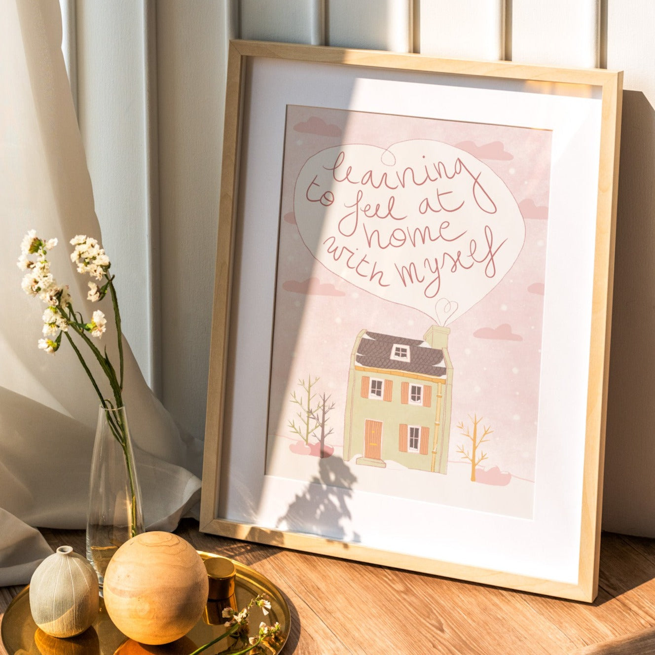 "Feeling at home" A4 print