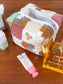 Mini patchwork pouches