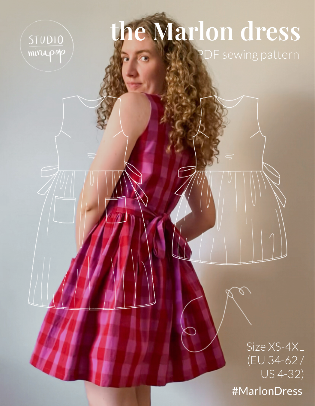 Marlon dress PDF sewing pattern