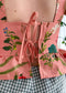 Meadow top in floral silk/cotton