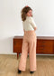 Wren pant in mustard picnic - size S