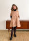 Maple dress in misty pink linen - size S