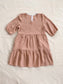Maple dress in misty pink linen - size S