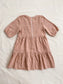 Maple dress in misty pink linen - size S