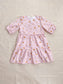 Maple dress in apricot picnic - size S