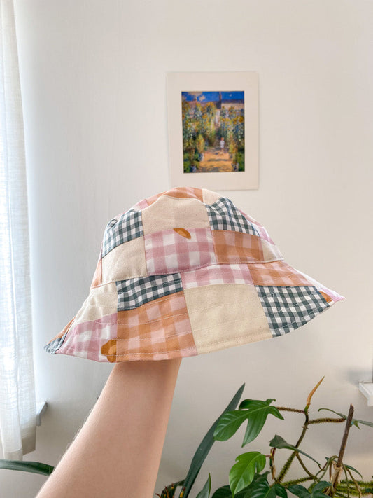 Patchwork bucket hat