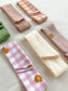 Apricot hair ribbon